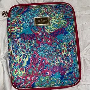 Lilly Pulitzer tablet zip up cover/storage